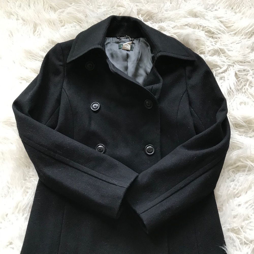 J. Crew Melton Pea‎ Coat Jacket Double Breasted - Picture 4 of 9